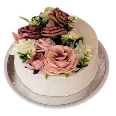 Elegant Flower Cake