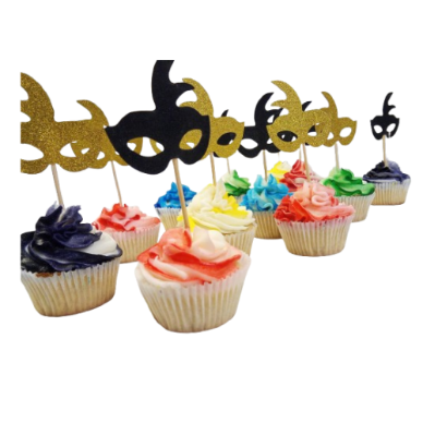 Wacky Purim Cupcakes