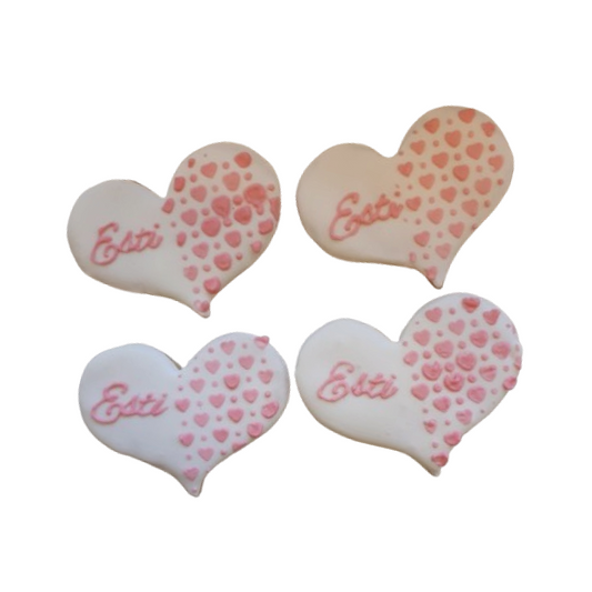 Stencil + Name Cookies