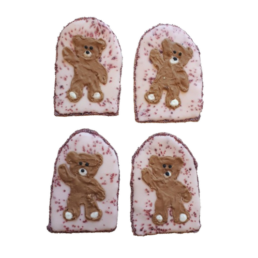 Waving Teddy Bear Cookie