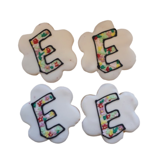 Floral Letter Cookie